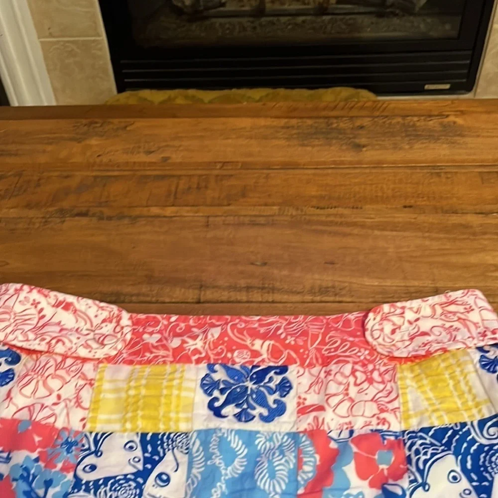 Lilly Pulitzer Lynch skort in Casa Marina Patch Skort - Picture 9 of 9